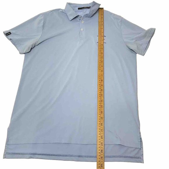Ralph Lauren RLX MEDIUM Blue Golf Polo US Open 2019 Pebble Beach Wicking - Picture 6 of 12